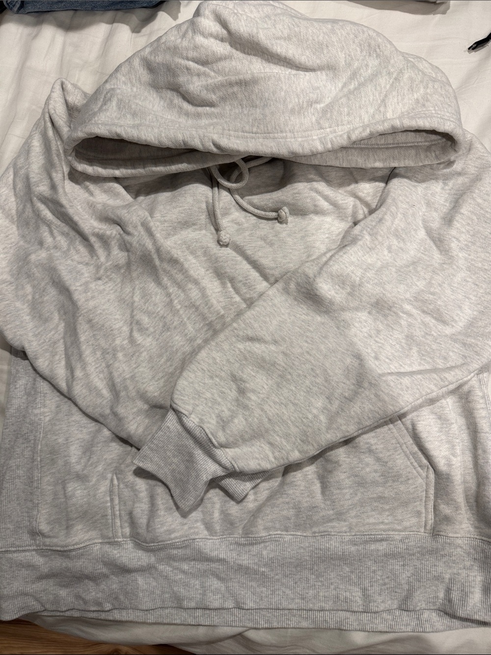 TNA Light Gray Pullover Hoodie